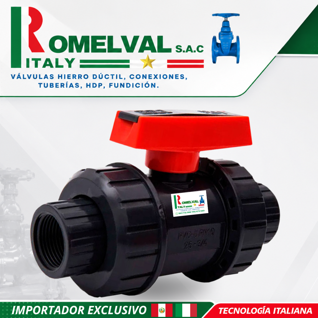 Válvula doble universal PVC Era